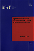 Imagen de portada del libro Régimen de distribución de competencias entre el Estado y las comunidades autónomas. Régimen local