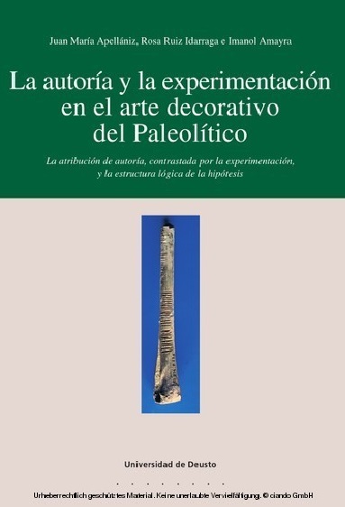 Imagen de portada del libro La autoría y la experimentación en el arte decorativo del paleolítico