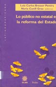 Imagen de portada del libro Lo público no estatal en la reforma del Estado