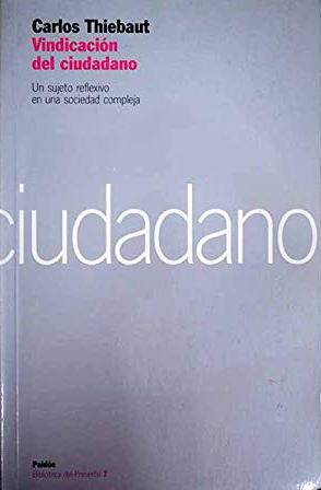 Imagen de portada del libro Vindicación del ciudadano