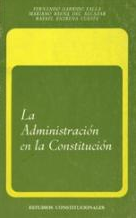 Imagen de portada del libro La administración en la Constitución