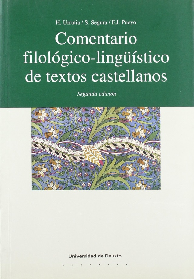 Imagen de portada del libro Comentario filológico-lingüístico de textos castellanos