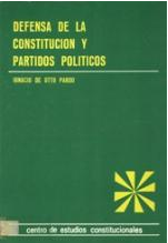 Imagen de portada del libro Defensa de la constitución y partidos políticos