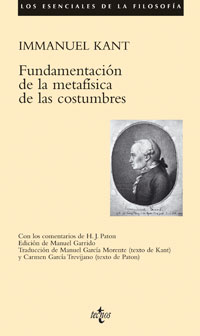 Imagen de portada del libro Fundamentación de la metafísica de las costumbres