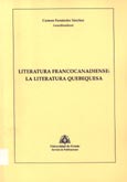 Imagen de portada del libro Literatura francocanadiense