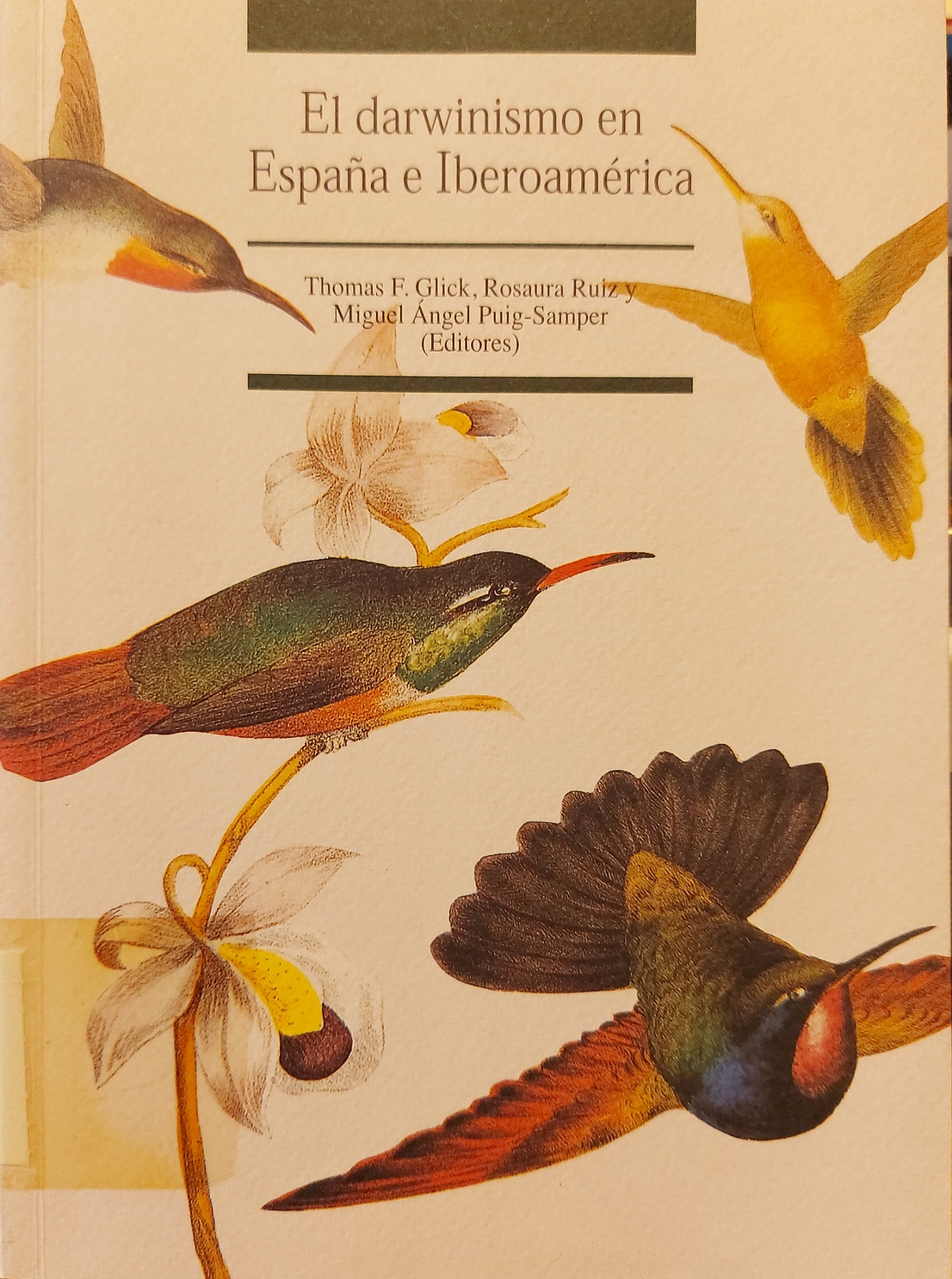 Imagen de portada del libro El darwinismo en España e Iberoamérica