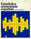 Imagen de portada del libro Estadística Universitaria Española