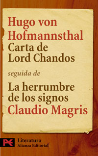Imagen de portada del libro Carta de Lord Chandos