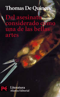 Imagen de portada del libro Del asesinato considerado como una de las bellas artes