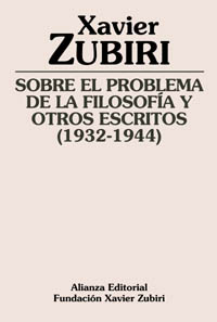 Imagen de portada del libro Sobre el problema de la filosofía y otros escritos (1932-1944)