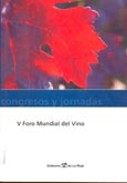 Imagen de portada del libro V Foro Mundial del Vino