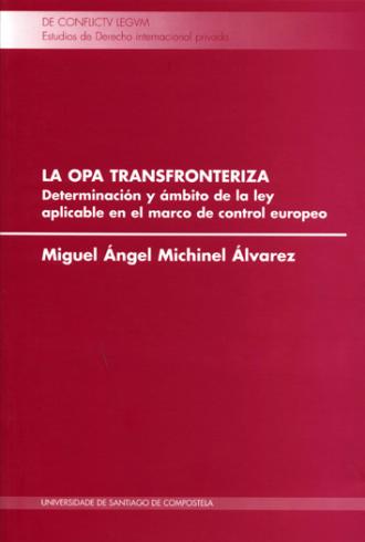 Imagen de portada del libro La OPA transfronteriza