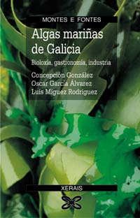 Imagen de portada del libro Algas mariñas de Galicia