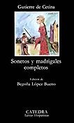 Imagen de portada del libro Sonetos y madrigales completos