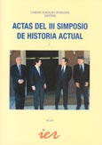 Imagen de portada del libro Actas del III Simposio de Historia Actual