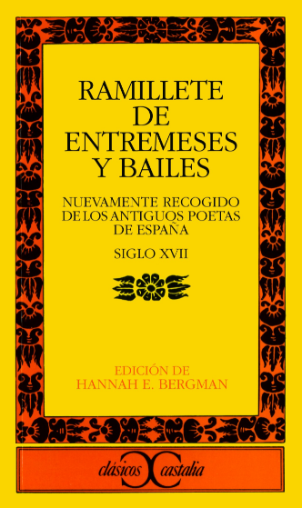 Imagen de portada del libro Ramillete de entremeses y bailes