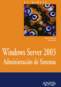 Imagen de portada del libro Windows Server 2003. Administración de Sistemas