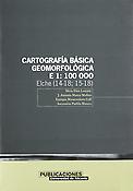 Imagen de portada del libro Cartografía básica geomorfológica, E. 1: 100.000