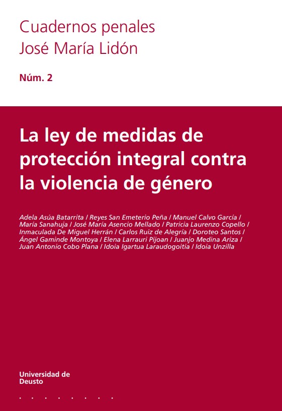 Imagen de portada del libro La ley de medidas de protección integral contra la violencia de género