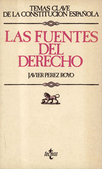 Imagen de portada del libro Las fuentes del Derecho