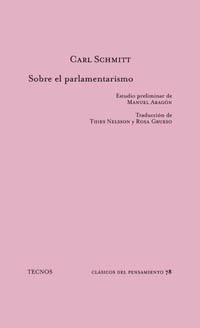 Imagen de portada del libro Sobre el parlamentarismo