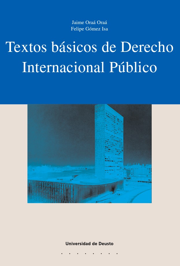 Imagen de portada del libro Textos básicos de Derecho Internacional Público