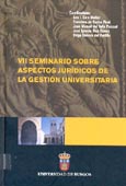 Imagen de portada del libro VII Seminario sobre Aspectos Jurídicos de la Gestión Universitaria