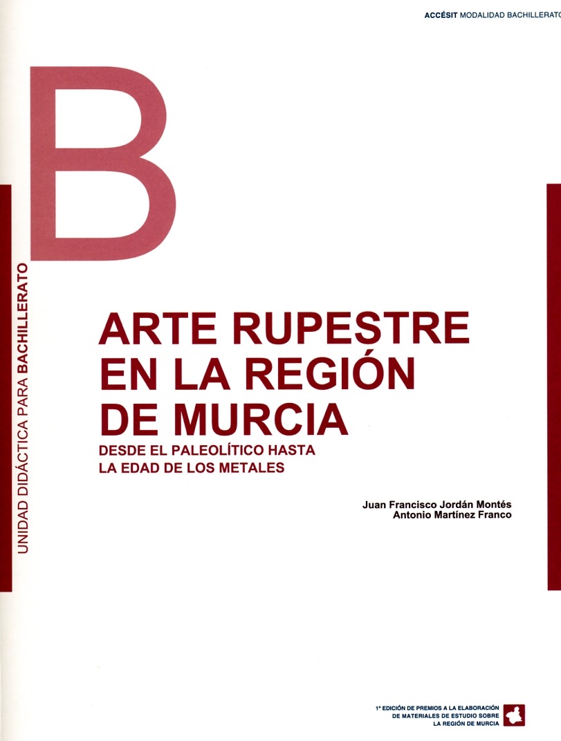 Imagen de portada del libro Arte rupestre en la Región de Murcia