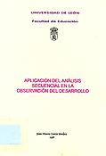 Imagen de portada del libro Aplicación del análisis secuencial en la observación del desarrollo