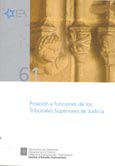 Imagen de portada del libro Posición y funciones de los tribunales superiores de justicia