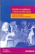 Imagen de portada del libro Poder académico y educación legal