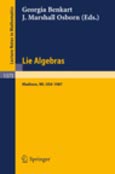 Imagen de portada del libro Lie algebras, Madison 1987