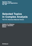 Imagen de portada del libro Selected Topics in Complex Analysis