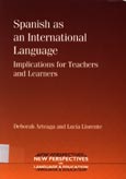 Imagen de portada del libro Spanish as an international language