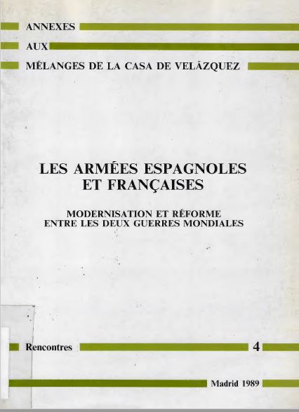 Imagen de portada del libro Les armées espagnoles et françaises