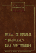 Imagen de portada del libro Manual de impresos y formularios para ayuntamientos