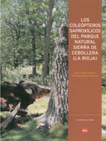 Imagen de portada del libro Los coleópteros saproxílicos del Parque Natural Sierra de Cebollera (La Rioja)