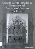 Imagen de portada del libro Actas de las VII Jornadas de Protección del Patrimonio Historico de Écija