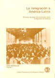 Imagen de portada del libro La inmigración a América Latina