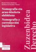 Imagen de portada del libro Nomografía y corredacción legislativa
