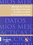 Imagen de portada del libro Memoria del V Premio a las Mejores Prácticas Europeas en Protección de Datos