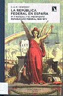 Imagen de portada del libro La República Federal en España