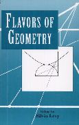 Imagen de portada del libro Flavors of Geometry