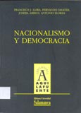 Imagen de portada del libro Nacionalismo y democracia