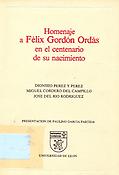 Imagen de portada del libro Homenaje a Félix Gordón Ordás en el centenario de su nacimiento