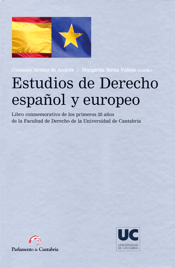 Imagen de portada del libro Estudios de Derecho español y europeo
