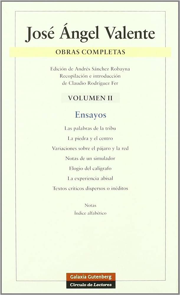 Imagen de portada del libro Obras Completas II. Ensayos