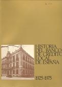 Imagen de portada del libro Historia del banco de crédito local de España 1925-1975