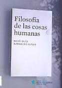 Imagen de portada del libro Filosofía de las cosas humanas