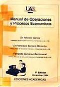 Imagen de portada del libro Manual de operaciones y procesos económicos